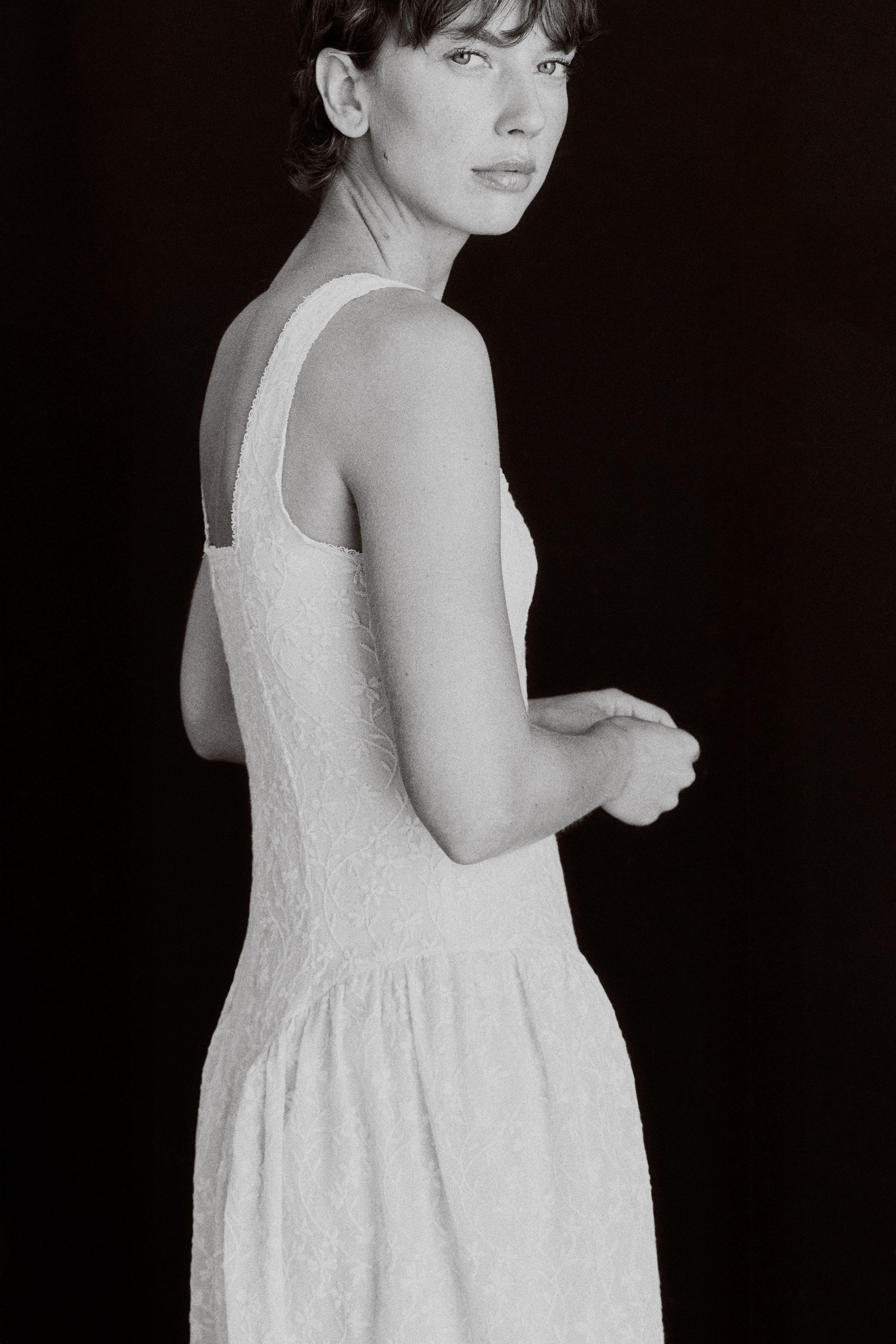 ROBE EN COTON À FLEURS